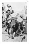 Pirate Kidd Swings Bucket at Crew Members by Anonymous