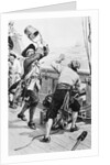 Pirate Kidd Swings Bucket at Crew Members by Anonymous