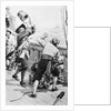 Pirate Kidd Swings Bucket at Crew Members by Anonymous