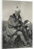 Portrait Of Daniel Boone W/Rifle & Dog by Anonymous