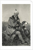Portrait Of Daniel Boone W/Rifle & Dog by Anonymous