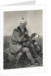 Portrait Of Daniel Boone W/Rifle & Dog by Anonymous