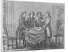 Print of European Kings Meeting Together by Anonymous