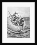 Drawing of Whalers in Boat by Anonymous