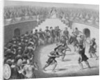 Royalty and Audience Watching Gladiators Fight by Anonymous