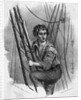 Sailor Climbing Ship's Rigging by Anonymous