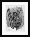 Sailor Climbing Ship's Rigging by Anonymous