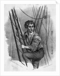 Sailor Climbing Ship's Rigging by Anonymous