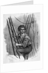 Sailor Climbing Ship's Rigging by Anonymous