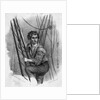 Sailor Climbing Ship's Rigging by Anonymous