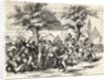 Demonstrators Fighting in Street by Anonymous