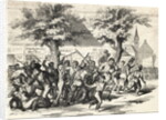 Demonstrators Fighting in Street by Anonymous