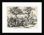 Demonstrators Fighting in Street by Anonymous