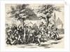 Demonstrators Fighting in Street by Anonymous