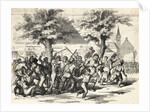 Demonstrators Fighting in Street by Anonymous