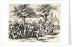 Demonstrators Fighting in Street by Anonymous