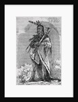 Drawing of Native American Chief Pontiac by Anonymous