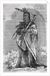 Drawing of Native American Chief Pontiac by Anonymous