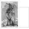 Drawing of Native American Chief Pontiac by Anonymous