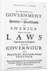 Title Page of Colonial Constitution of Pennsylvania by Anonymous