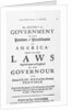 Title Page of Colonial Constitution of Pennsylvania by Anonymous
