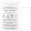 Title Page of Colonial Constitution of Pennsylvania by Anonymous