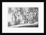 Depiction of Empress Theophano and Otto II with Party by Anonymous