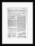 Copy of the New York Weekly Journal by Anonymous