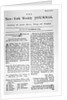 Copy of the New York Weekly Journal by Anonymous