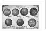 Display with Prices for Early Made Golf Balls by Anonymous