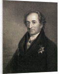 Portrait of Author Johann Wolfgang Von Goethe with Document in Hand by Anonymous