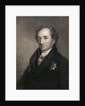 Portrait of Author Johann Wolfgang Von Goethe with Document in Hand by Anonymous