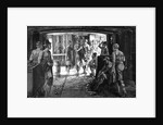 Miners in Consolidated Virginia Silver Mine by Anonymous