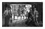 Miners in Consolidated Virginia Silver Mine by Anonymous