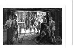 Miners in Consolidated Virginia Silver Mine by Anonymous