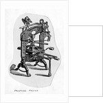 An Early Printing Press by Anonymous