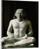 Boulak Museum Ancient Egyptian Statue of Seated Scribe by Anonymous