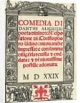 The Title Page to Dante Aligieri's The Divine Comedy by Anonymous