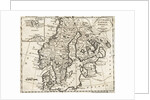 Map of Denmark, Norway, Sweden and Finland by Anonymous
