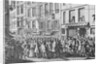 Citizens Crowding French Street by Anonymous
