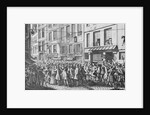 Citizens Crowding French Street by Anonymous