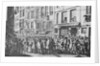 Citizens Crowding French Street by Anonymous