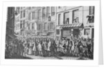 Citizens Crowding French Street by Anonymous