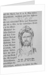 Imposed Portrait of Roman Ruler Antoninus Pius by Anonymous