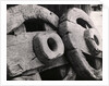 Rugged old Wooden Wheels by Anonymous