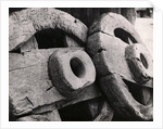 Rugged old Wooden Wheels by Anonymous