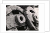 Rugged old Wooden Wheels by Anonymous