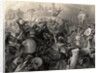 Engraving of Capturing of Mexico by Cortez