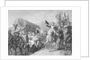 Illustration of Napoleon on Horse Acknowledging His Troops by Anonymous