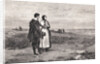 Colonists Watching Mayflower Leave New World by Anonymous